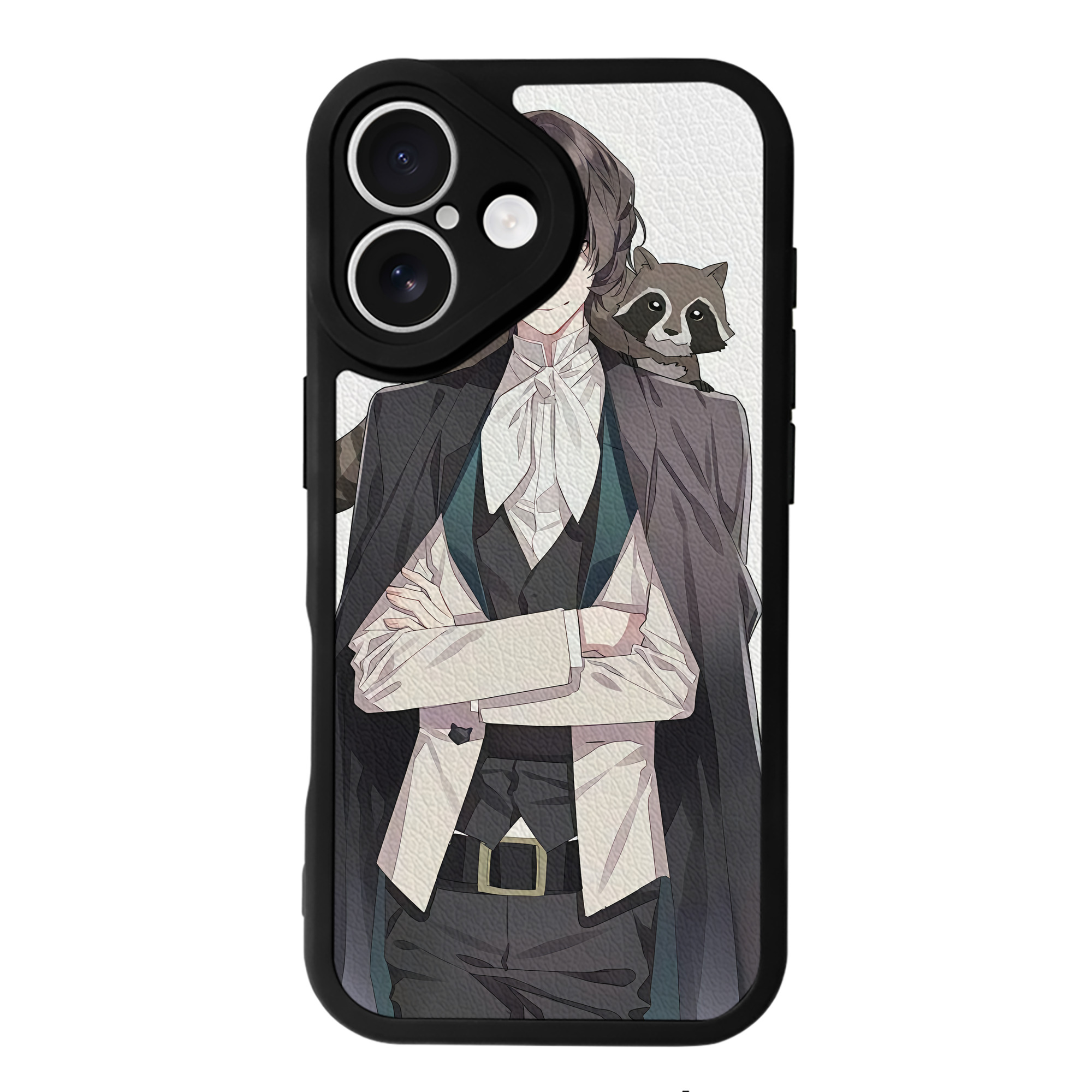（画像用） 文豪ストレイドッグス Bungo Stray Dogs 【iPhone 16シリーズ対応】シリコンスマホケース（レザー調） 材質：シリコン